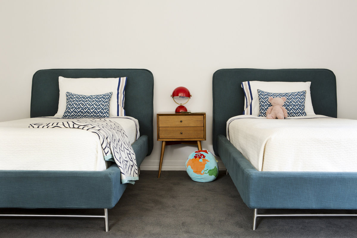 MidCentury Modern Kids' Bedroom Design Photo by Scheer & Co. Interior